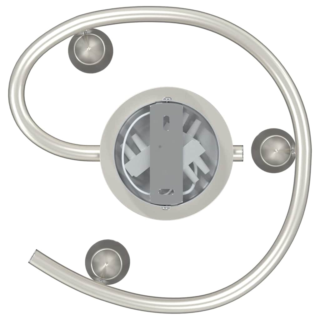 Ceiling Spotlight with Spotlights Nickel 27 x 10 x 12 cm Metal