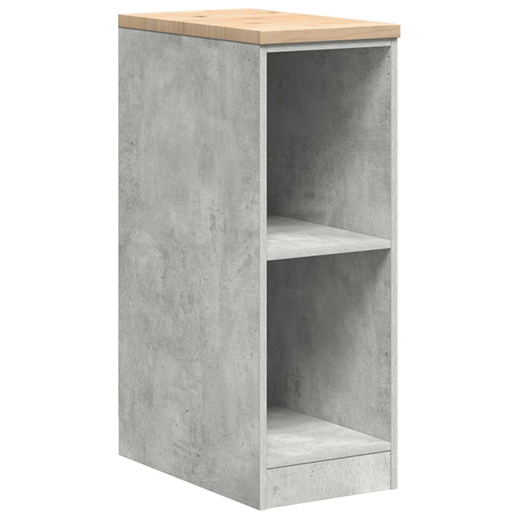 Garagenschränke 2 Stk. Betongrau Holzwerkstoff