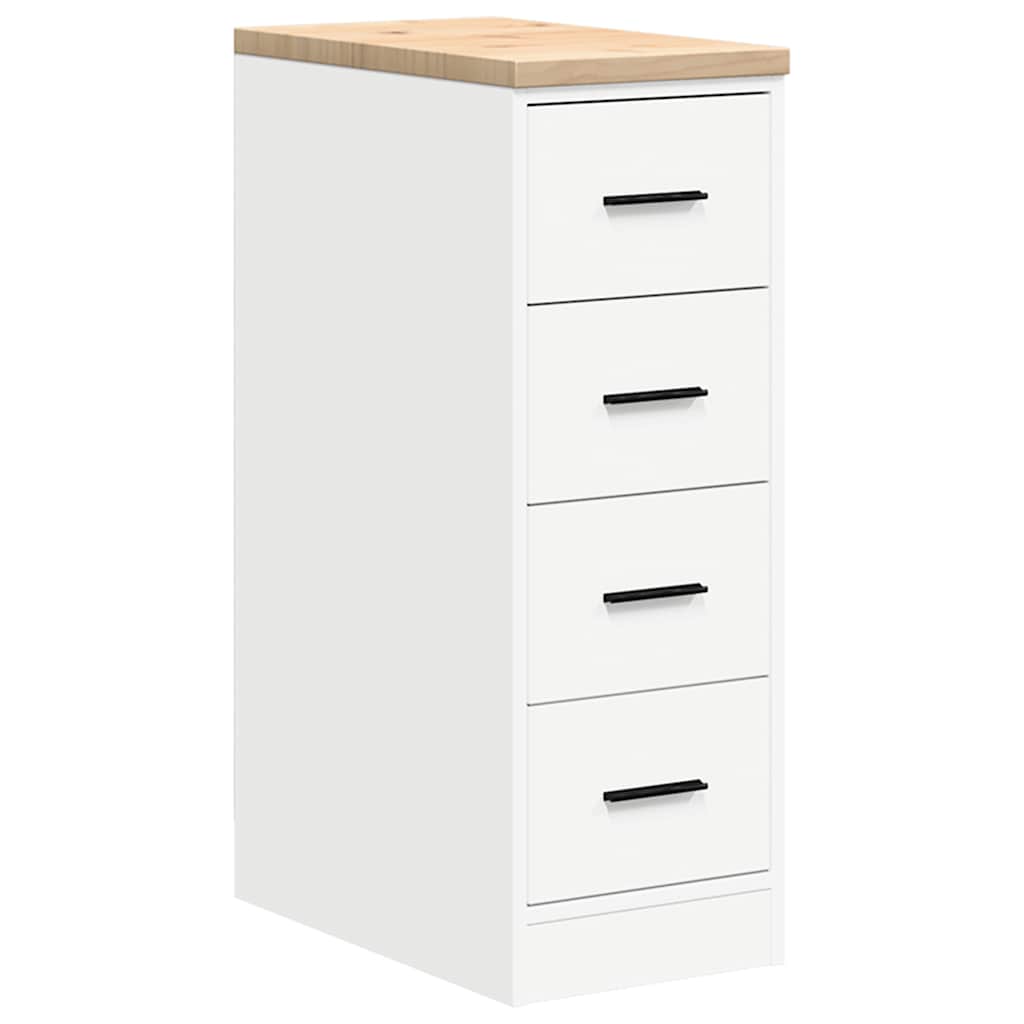 Garagenschränke 2 Stk. Weiß Holzwerkstoff