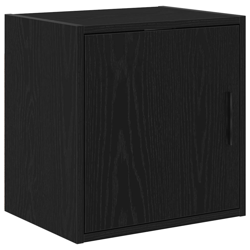 Garagenschränke 2 Stk. Schwarz Holzwerkstoff