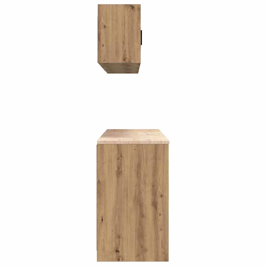 Garagenschränke 6 Stk. Artisan-Eiche Holzwerkstoff