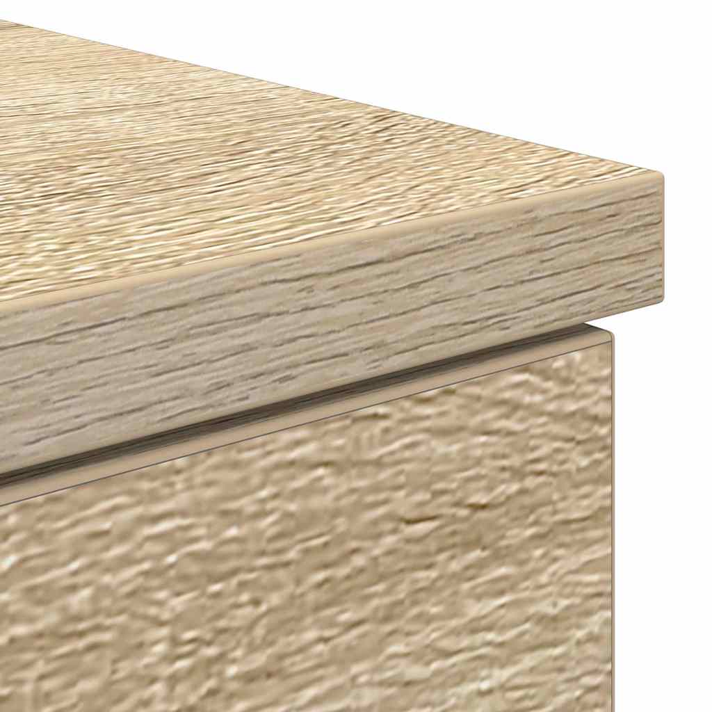 Desk Sonoma Oak 140 x 49 x 76 cm Engineered Wood