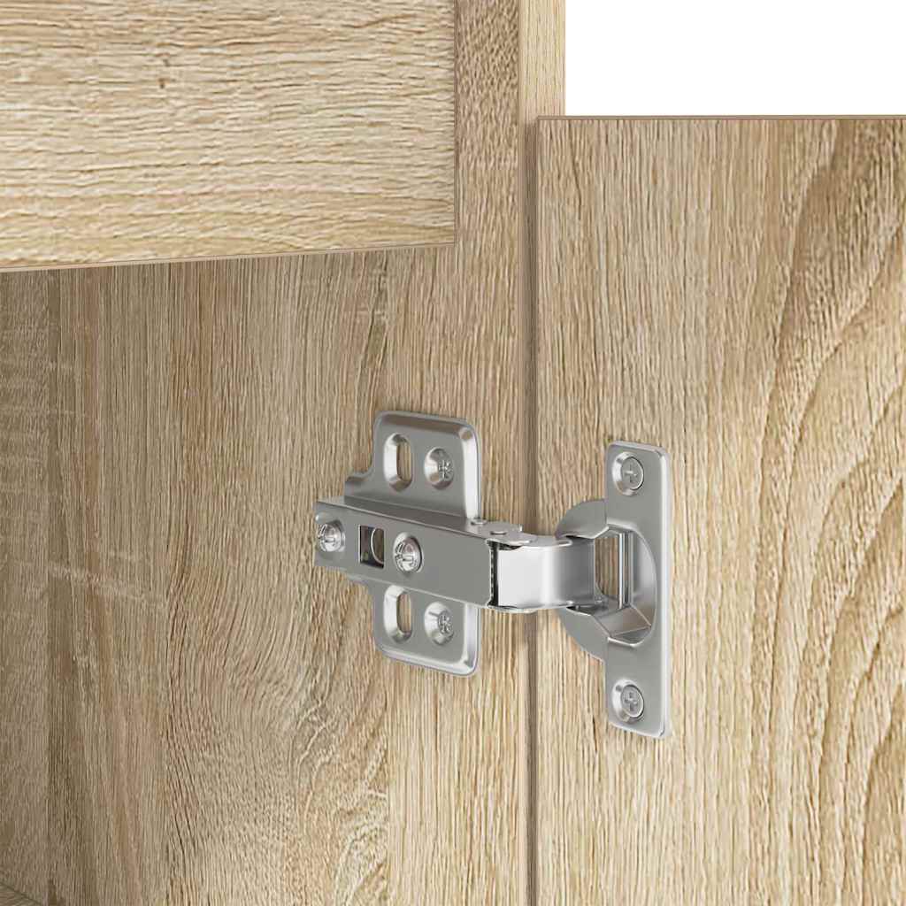 Desk Sonoma Oak 140 x 49 x 76 cm Engineered Wood