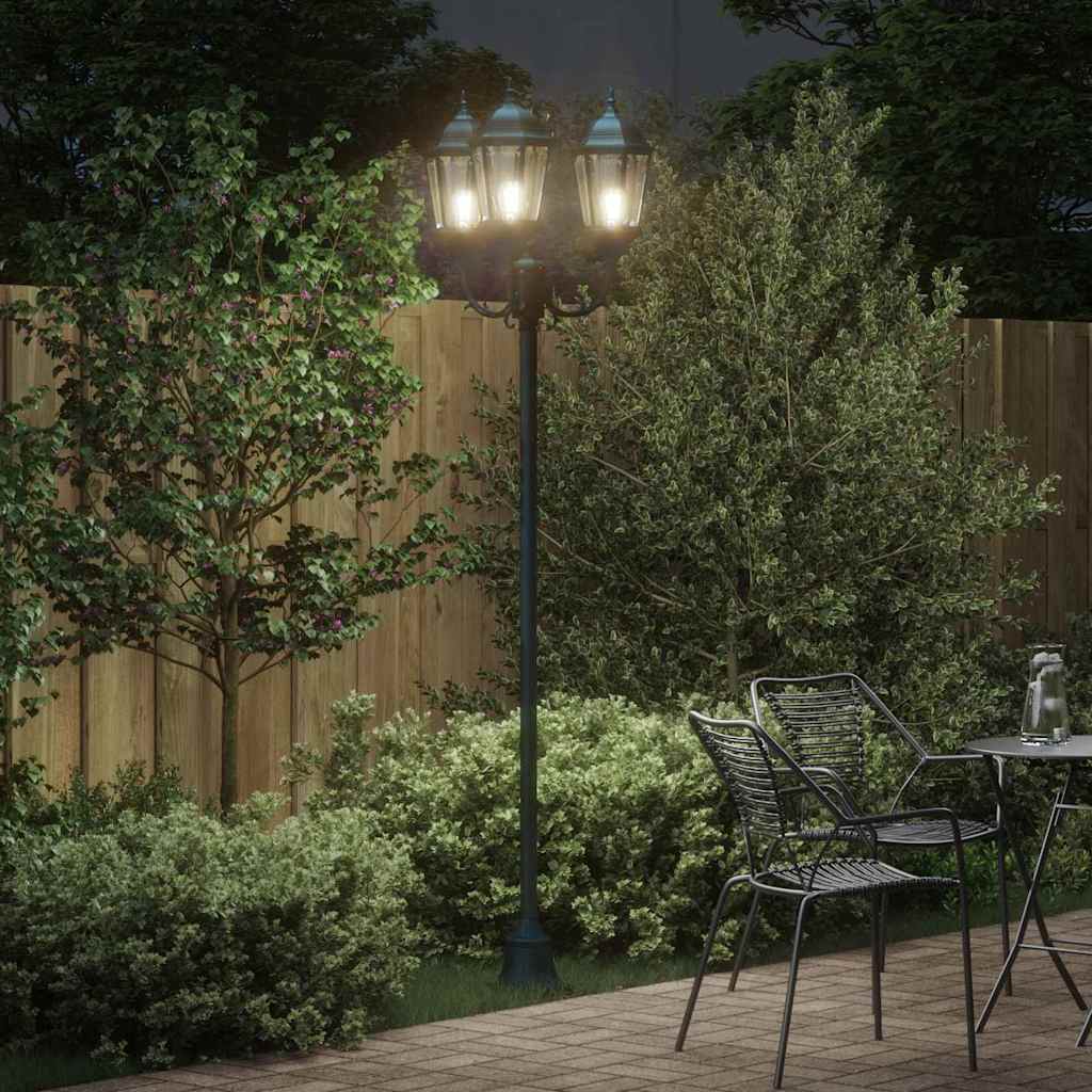 Garten-Licht Vintage gebürstetes Grün 57 x 49 x 241 cm