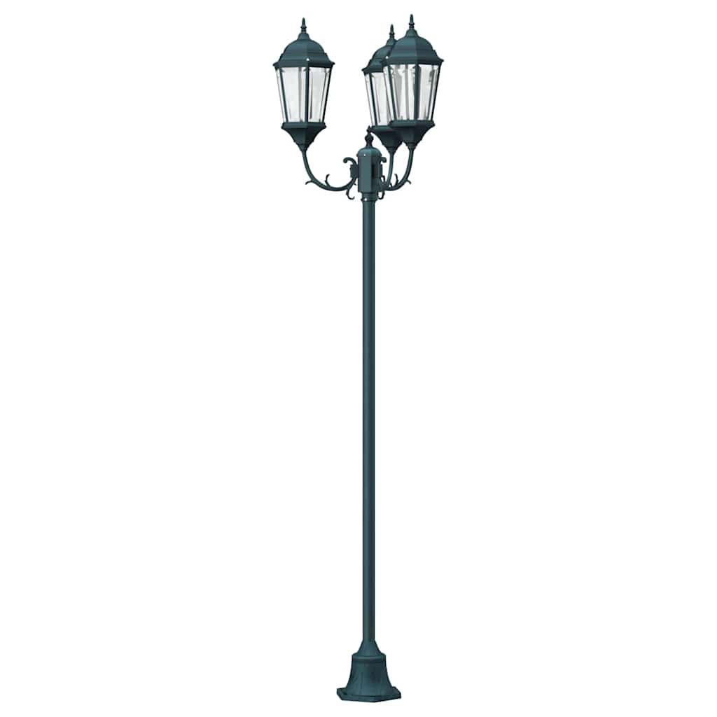 Garten-Licht Vintage gebürstetes Grün 57 x 49 x 241 cm