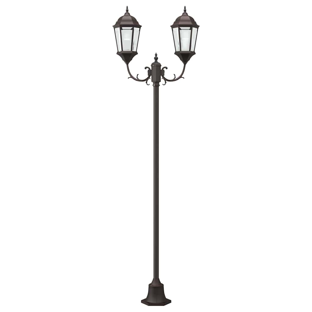 Garten-Licht Bronze 68 x 20 x 235 cm Aluminium und Glas