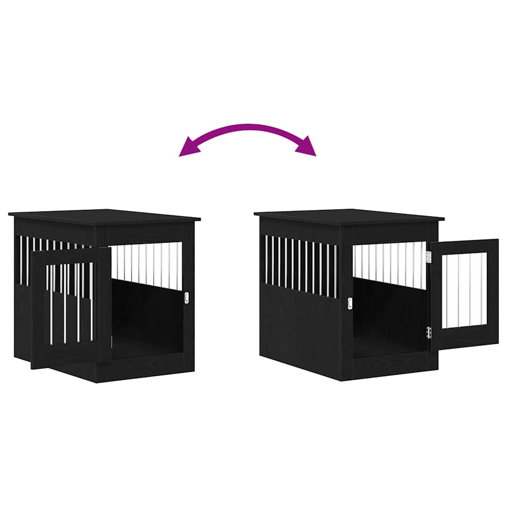 Hundebox-Möbel Schwarze Eiche 55 x 80 x 68 cm Holzwerkstoff