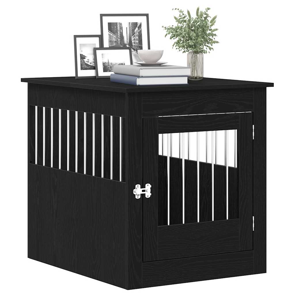 Hundebox Möbel Schwarze Eiche 64,5x80x71 cm Holzwerkstoff