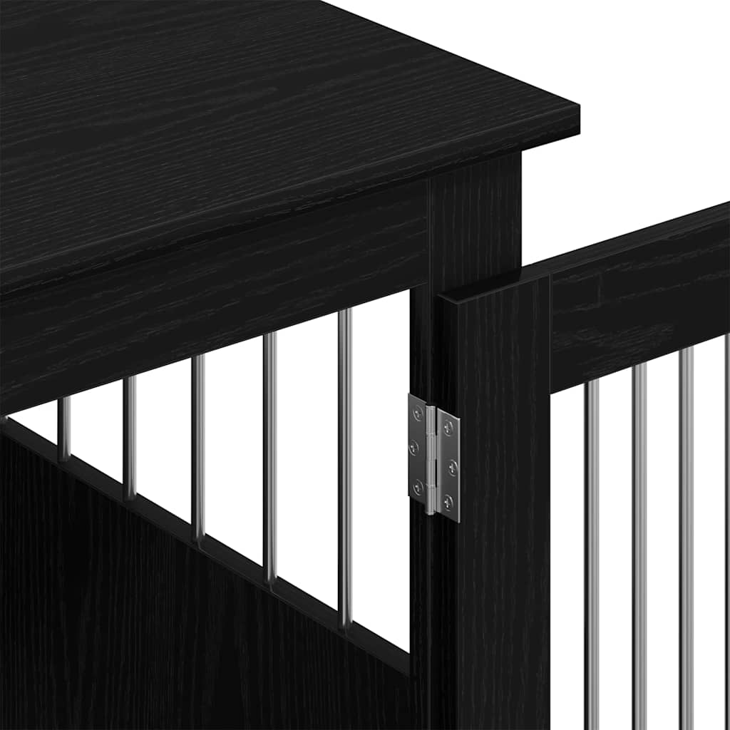 Hundebox Möbel Schwarze Eiche 64,5x80x71 cm Holzwerkstoff