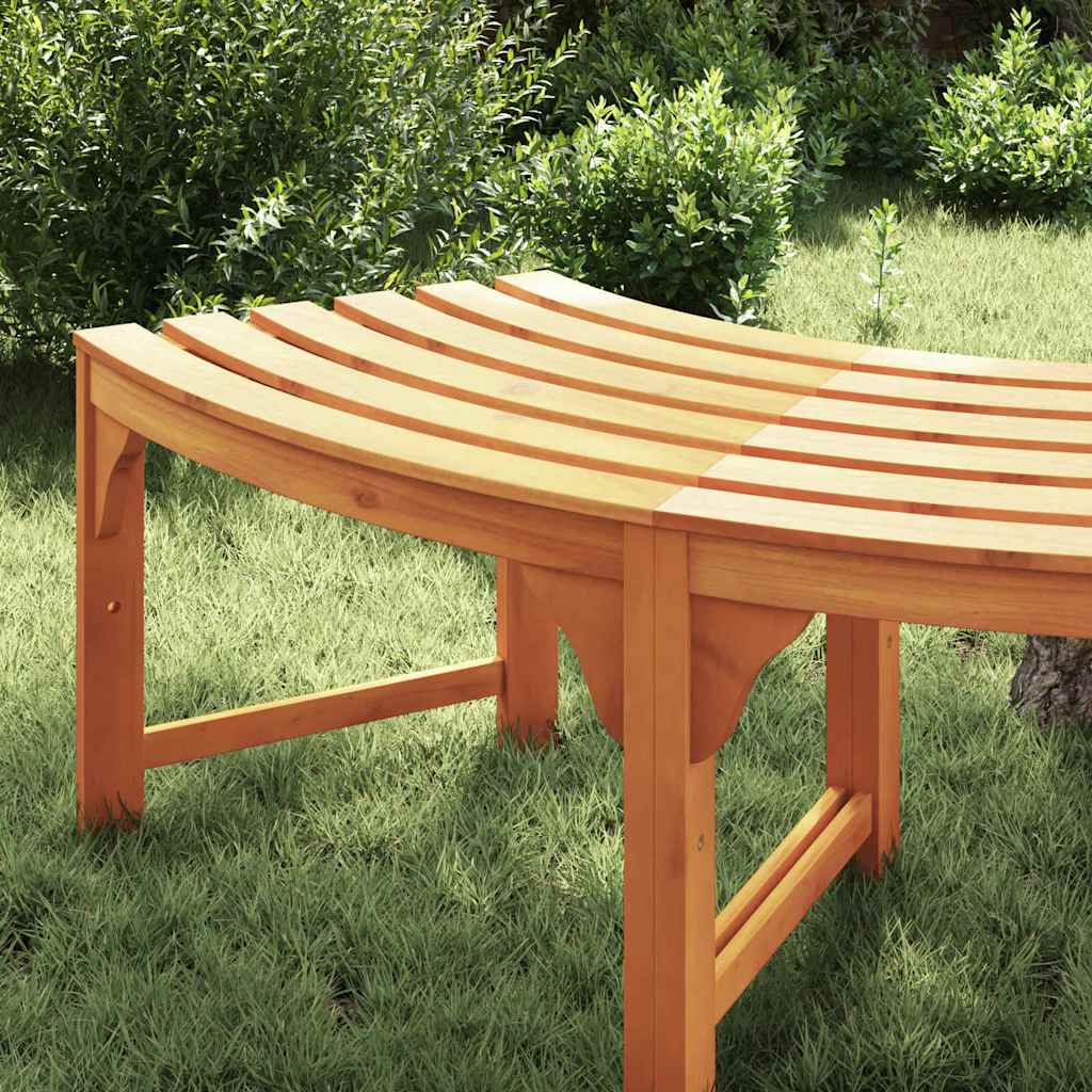 Baumbank Natur 160 x 80 x 45cm Massives Eukalyptus Holz