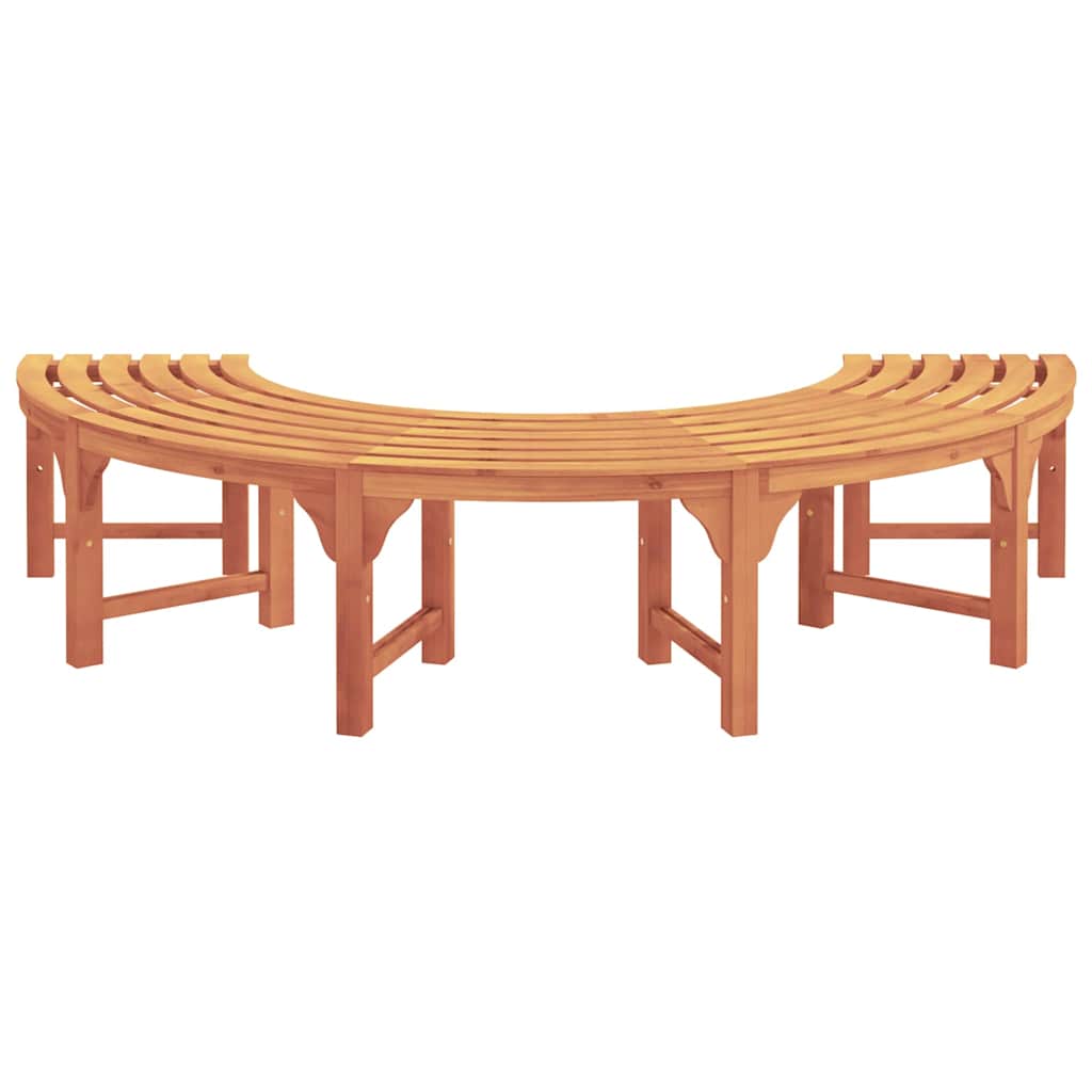 Baumbank Natur 160 x 80 x 45cm Massives Eukalyptus Holz