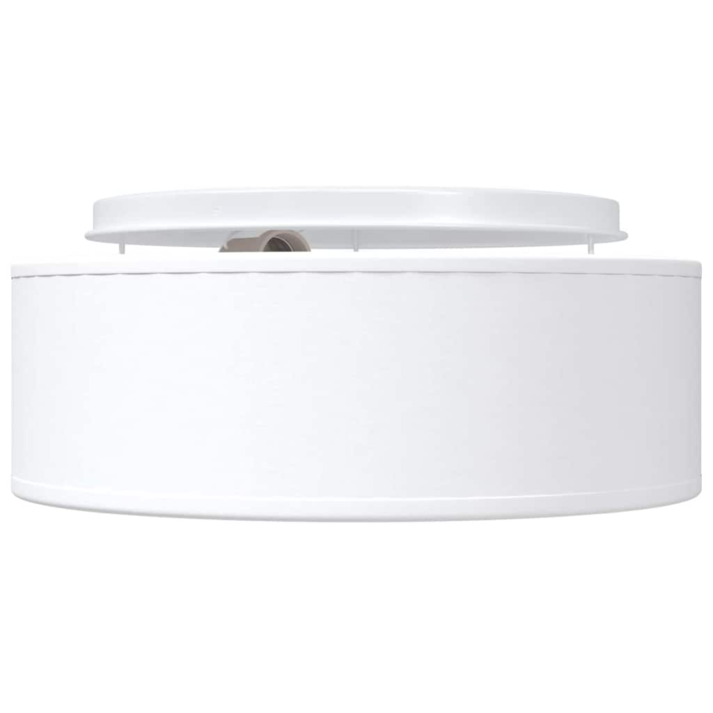 Plafonnier avec spots blanc 30 x 30 x 13,5 cm tissu