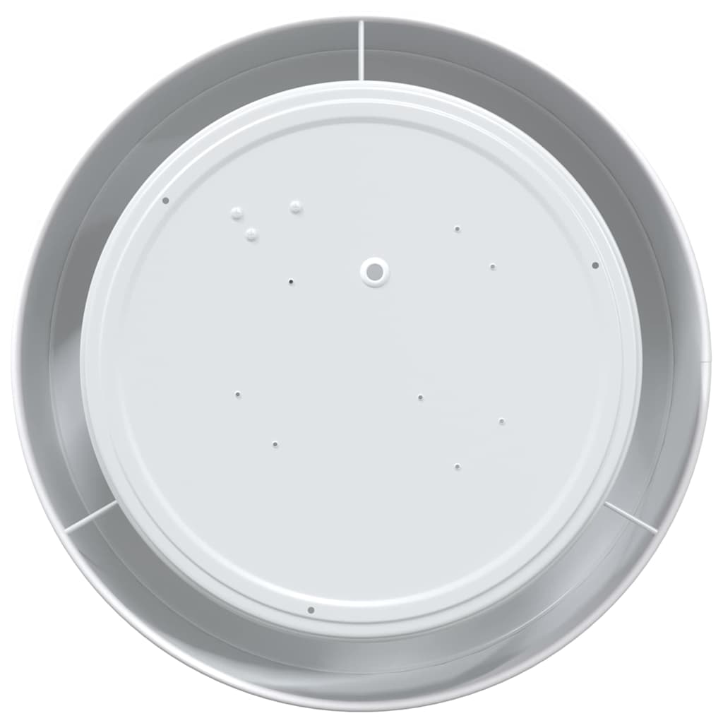 Plafonnier avec spots blanc 30 x 30 x 13,5 cm tissu