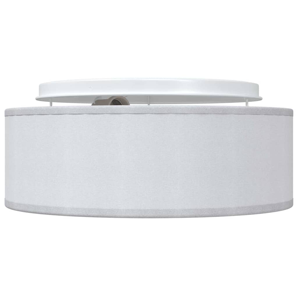 Deckenlampe mit Strahlern Grau 30 x 30 x 13,5 cm Stoff