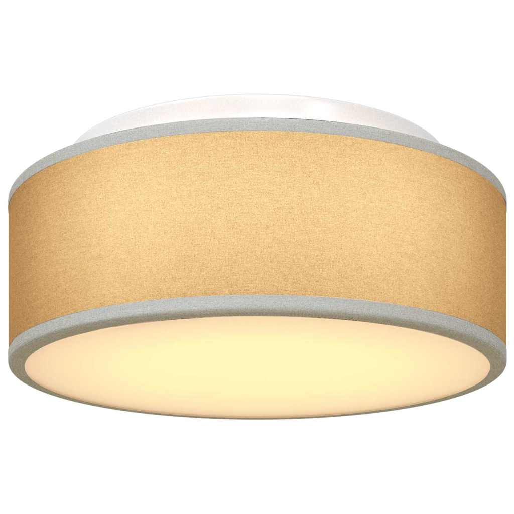 Deckenlampe mit Strahlern Grau 30 x 30 x 13,5 cm Stoff