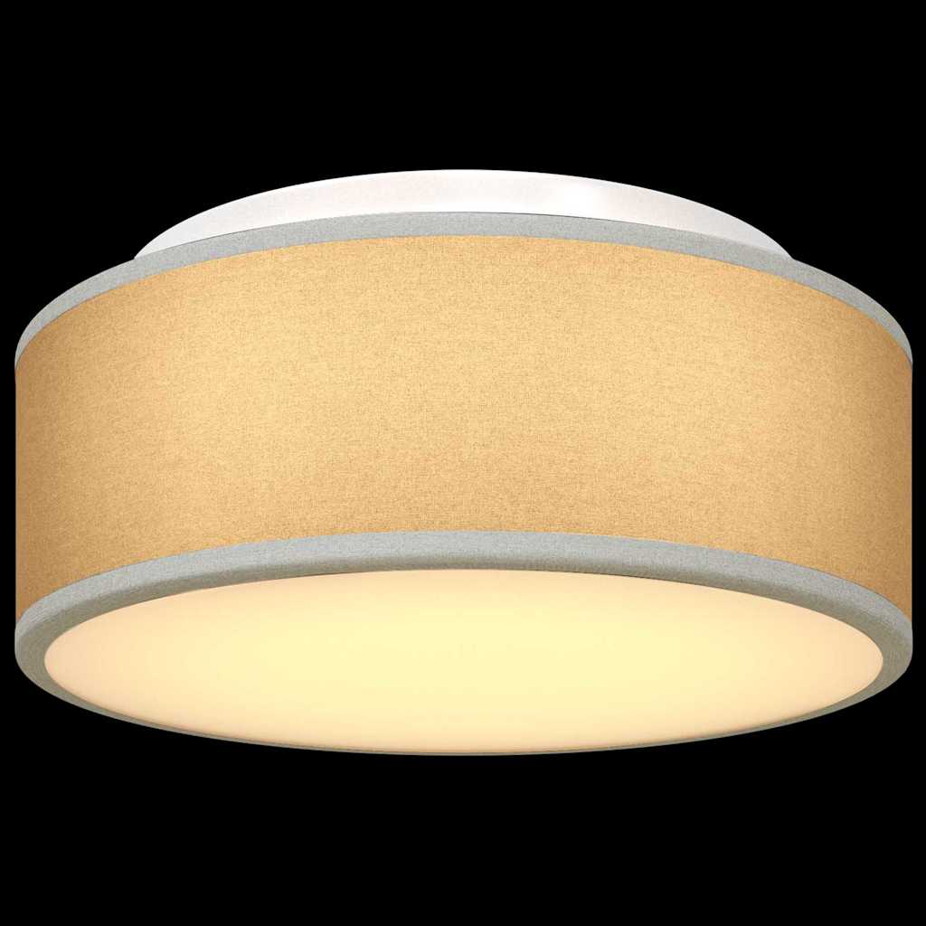 Deckenlampe mit Strahlern Grau 30 x 30 x 13,5 cm Stoff