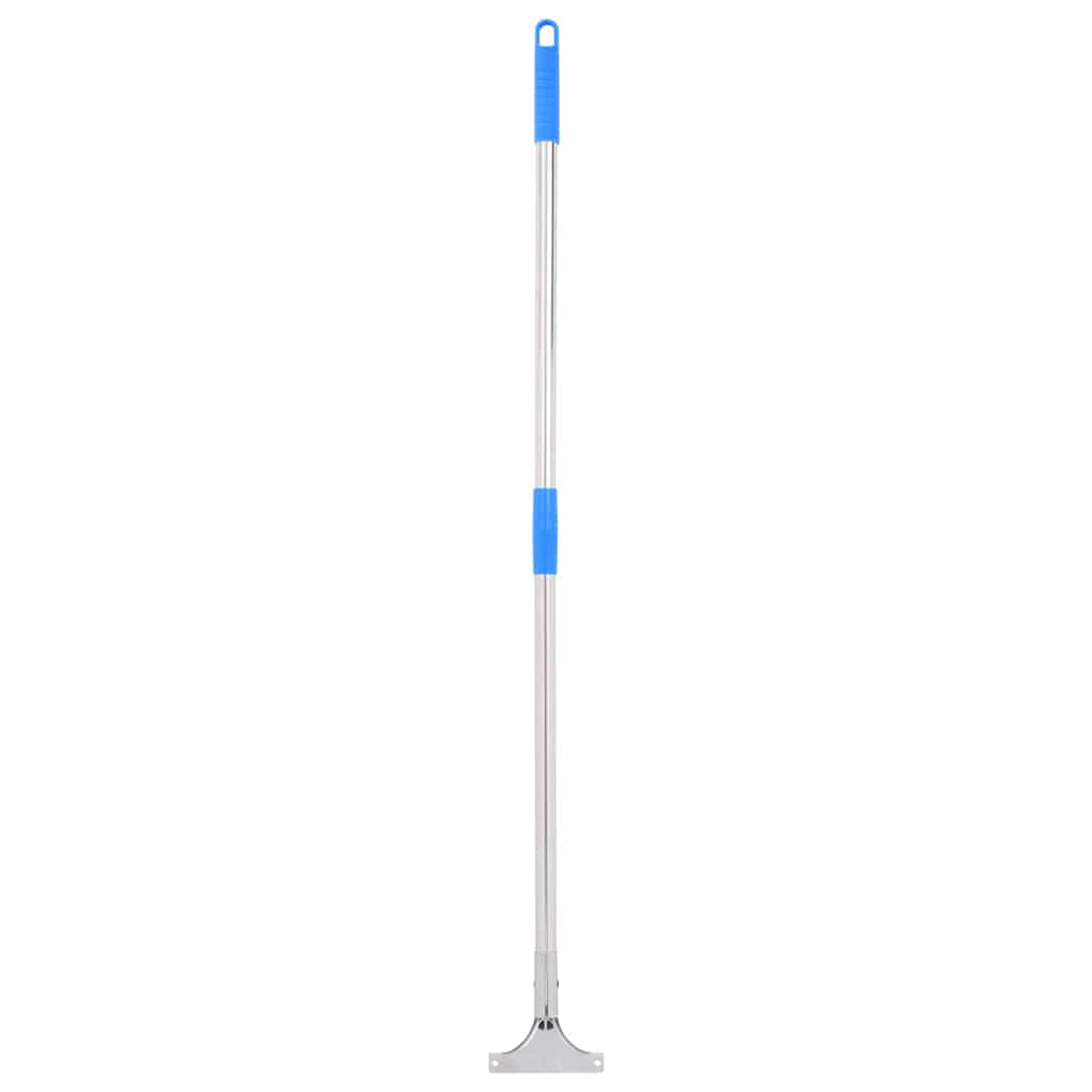 Wasserschieber mit Stielen 5 Stk. 45x122,5 cm Stahl und Gummi