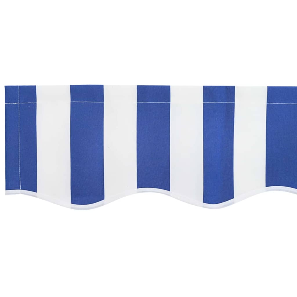 Markisen-Ersatzstoff Blau und weiß 250 x 200 cm Segeltuch