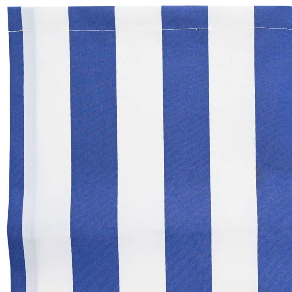 Markisen-Ersatzstoff Blau und weiß 250 x 200 cm Segeltuch