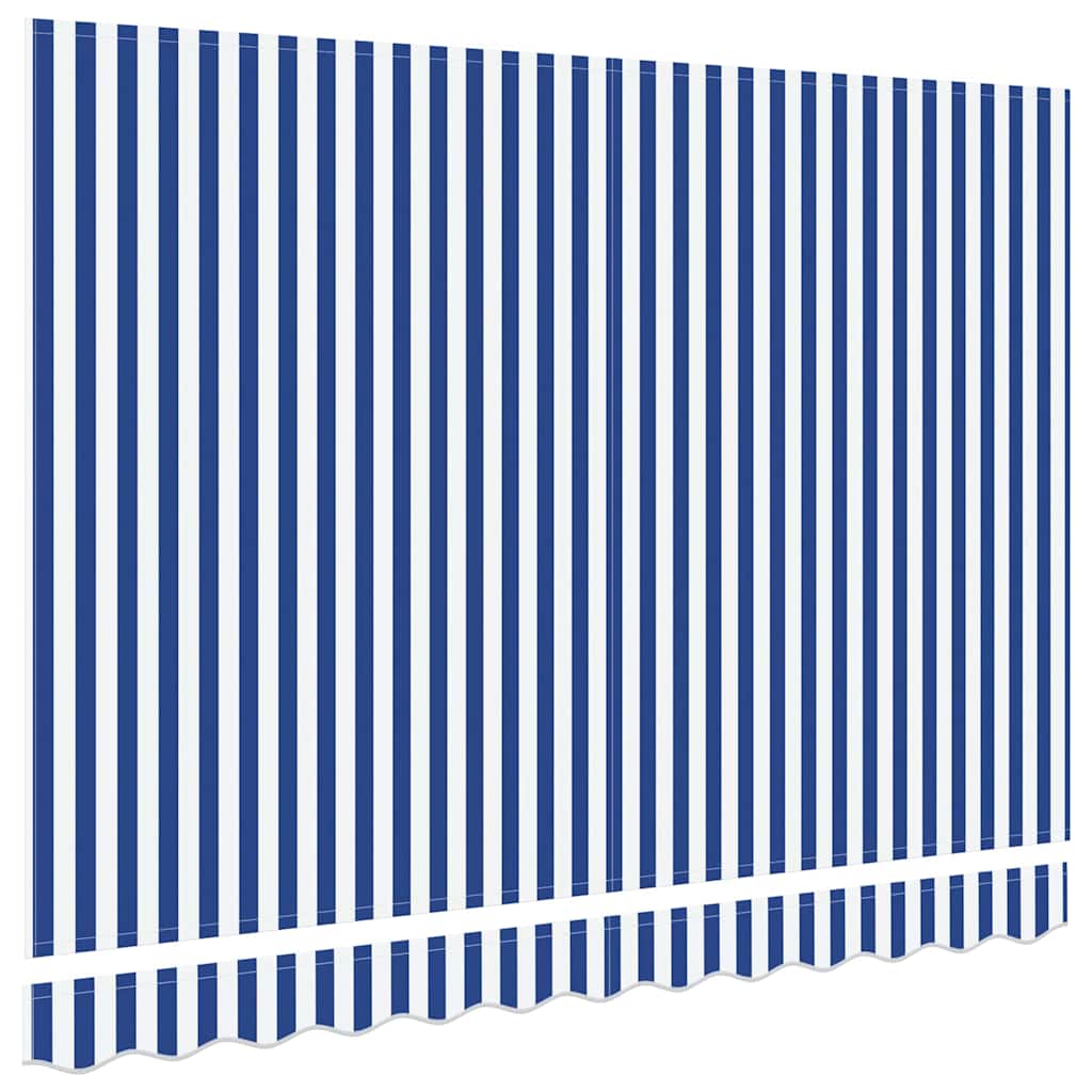 Markisen-Ersatzstoff Blau und weiß 250 x 200 cm Segeltuch