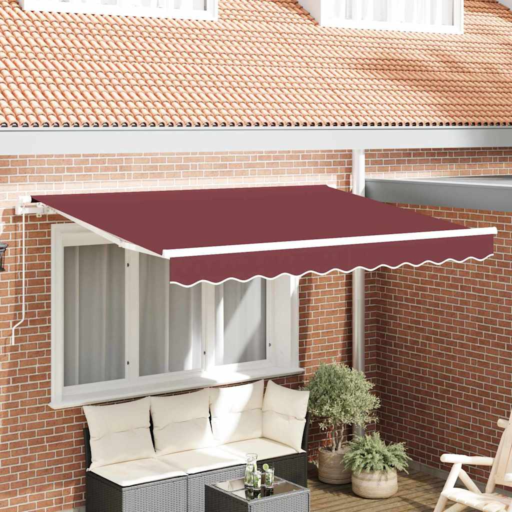 Markisenersatzstoff Bordeauxrot 330 x 195 cm Polyester