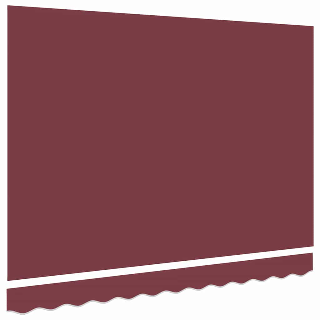 Markisenersatzstoff Bordeauxrot 330 x 195 cm Polyester