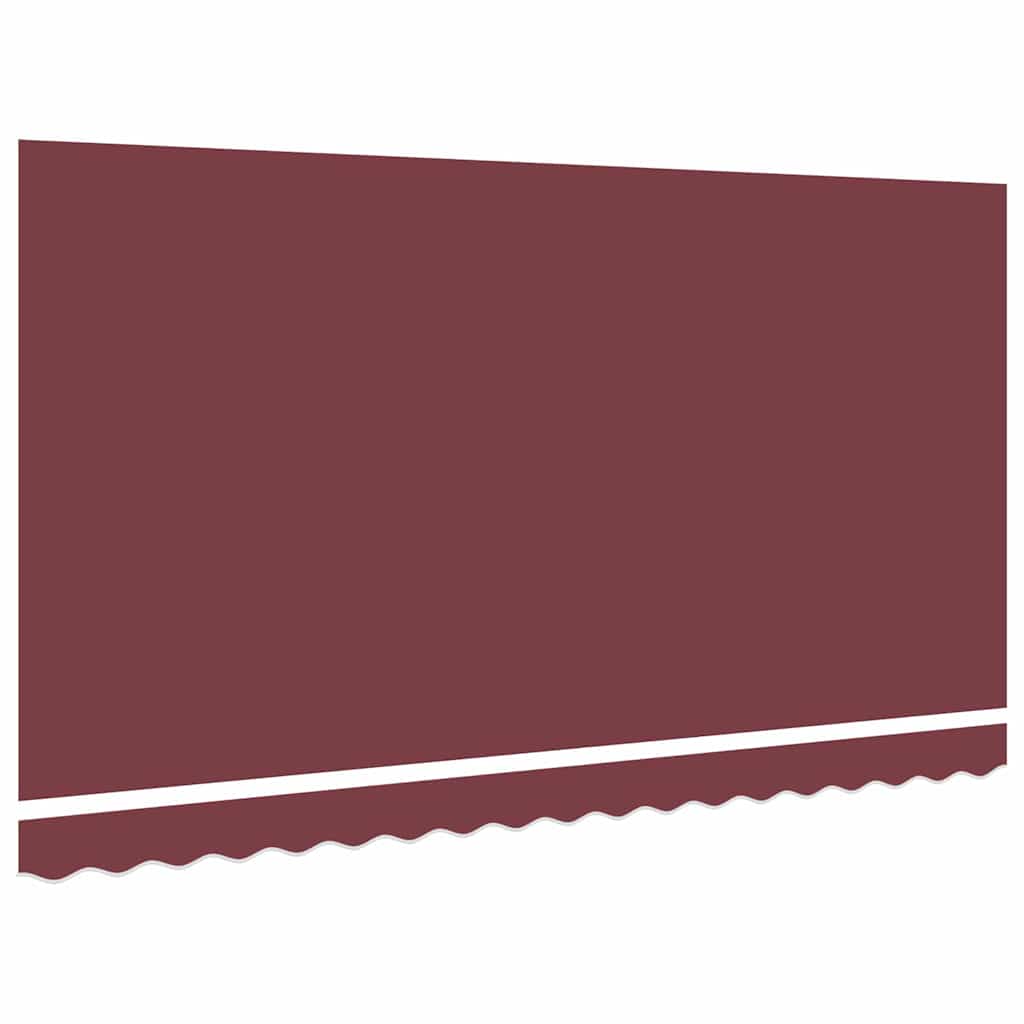 Markisenersatzstoff Bordeauxrot 380 x 195 cm Polyester