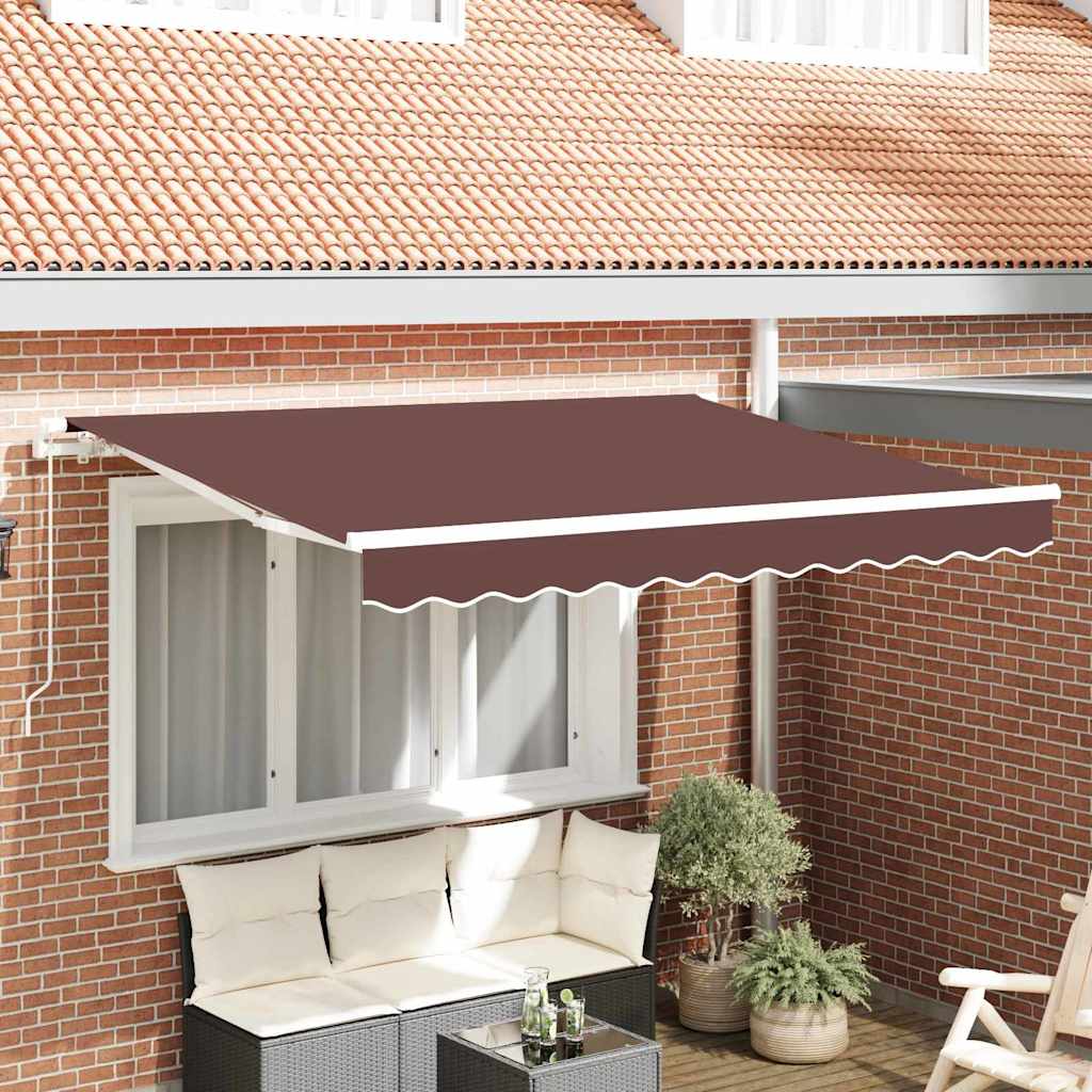 Markisenersatzstoff Braun 330 x 195 cm Polyester