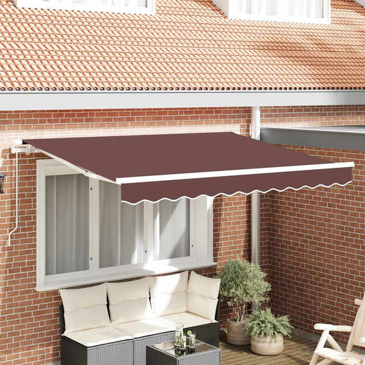 Markisenersatzstoff Braun 330 x 195 cm Polyester