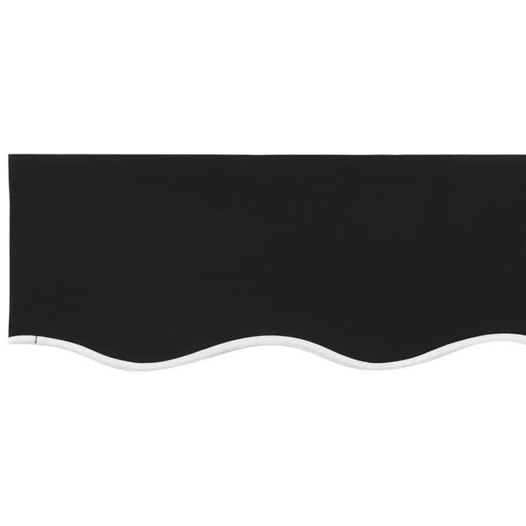 Markisenersatzstoff Schwarz 380 x 295 cm Polyester