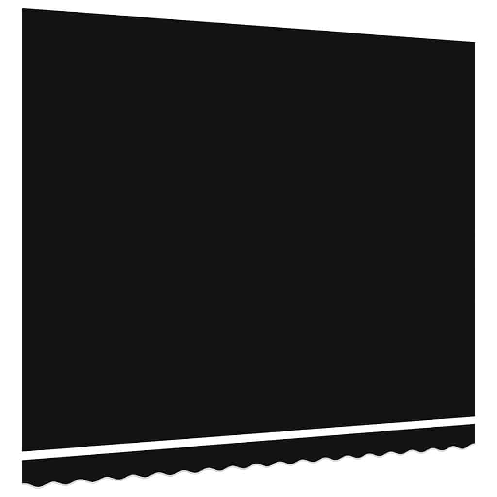 Markisenersatzstoff Schwarz 380 x 295 cm Polyester