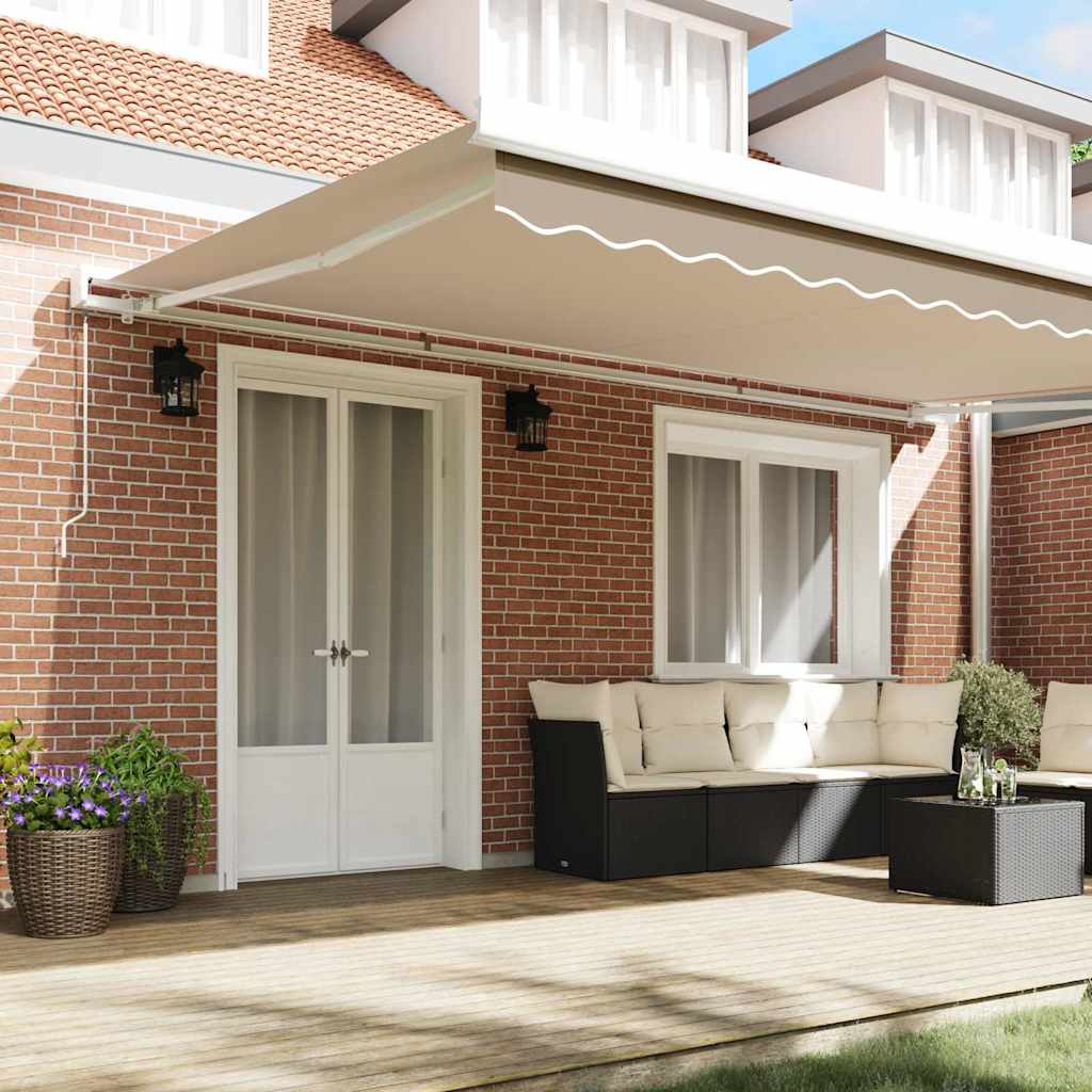 Markisenersatzstoff Beige 480 x 295 cm Polyester