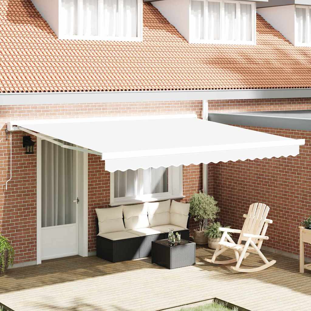 Markisenersatzstoff Weiß 380 x 345 cm Polyester