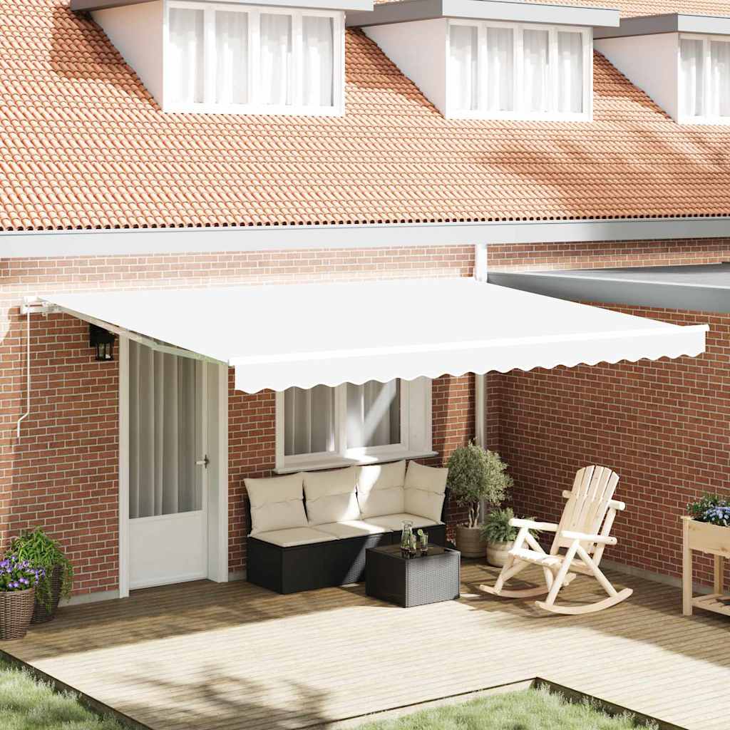Markisenersatzstoff Weiß 430 x 345 cm Polyester