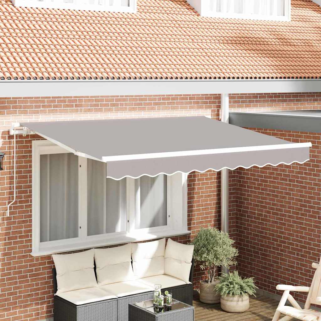 Markisenersatzstoff Hellgrau 330 x 245 cm Polyester