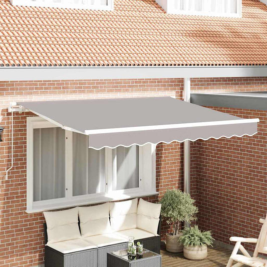Markisenersatzstoff Hellgrau 330 x 245 cm Polyester