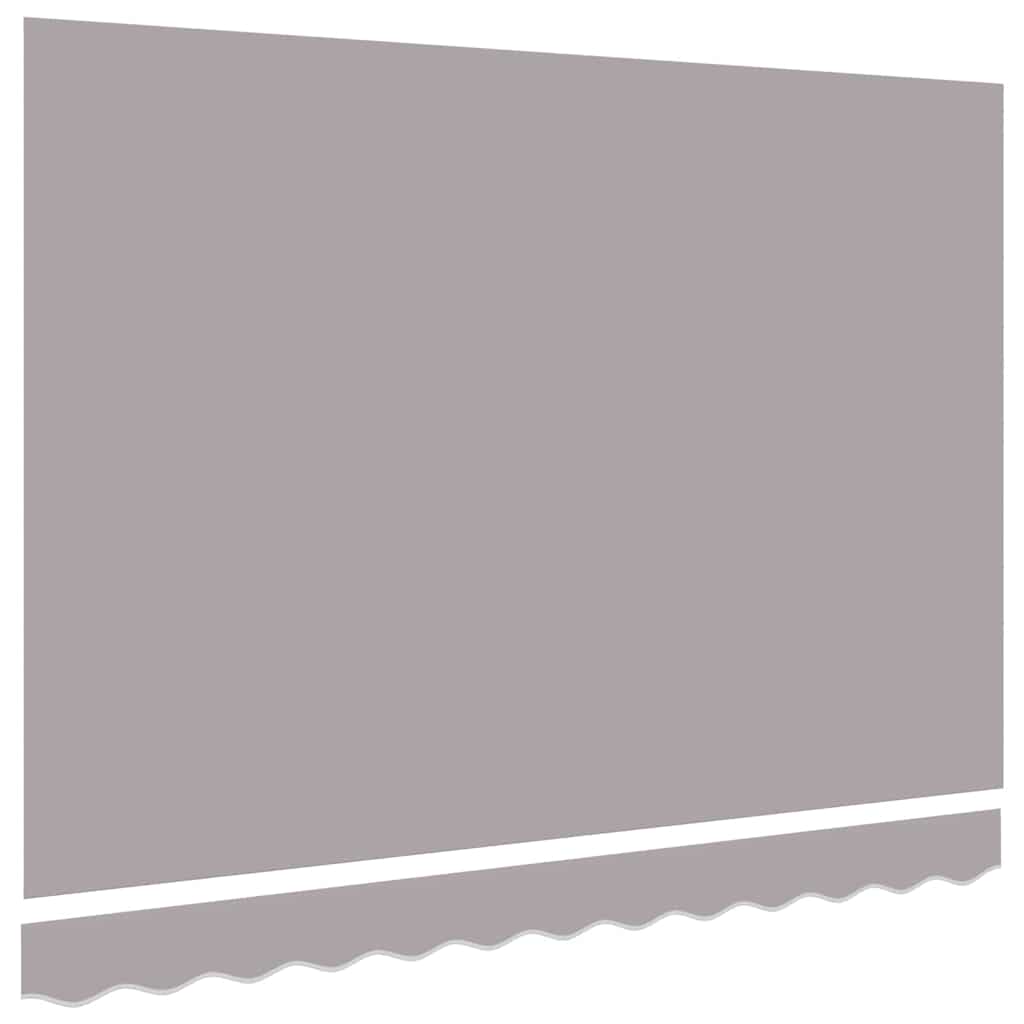 Markisenersatzstoff Hellgrau 330 x 245 cm Polyester
