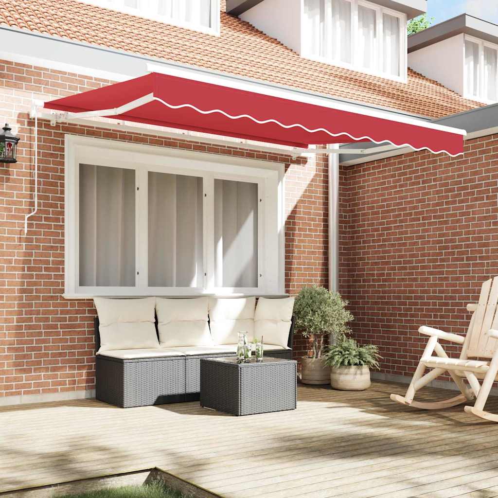 Markisenersatzstoff Rot 280 x 245 cm Polyester
