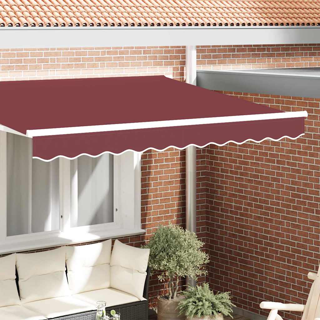Markisenvolant Bordeauxrot 580 x 20 cm Segeltuch