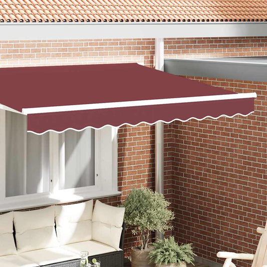 Markisenvolant Bordeauxrot 580 x 20 cm Segeltuch