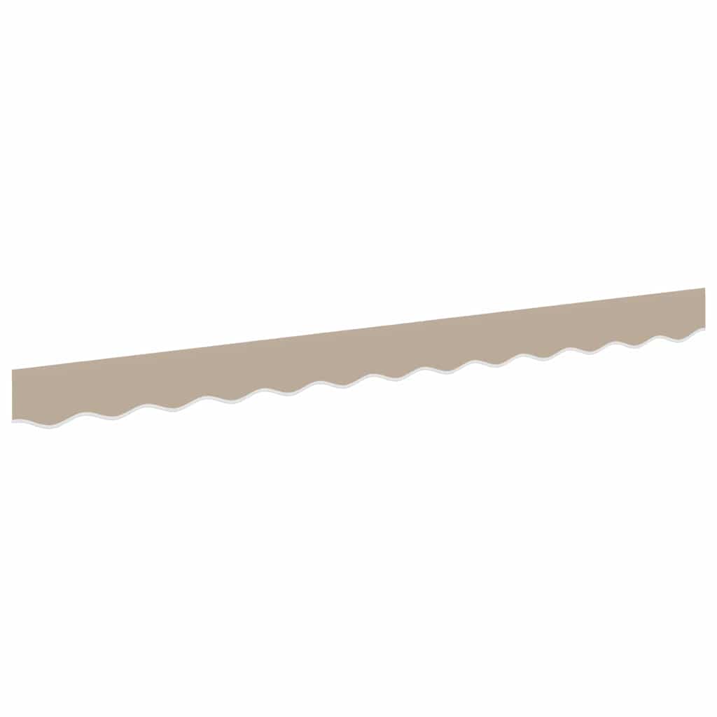 Markisenfranse Beige 2,8 x 0,2 m Segeltuch