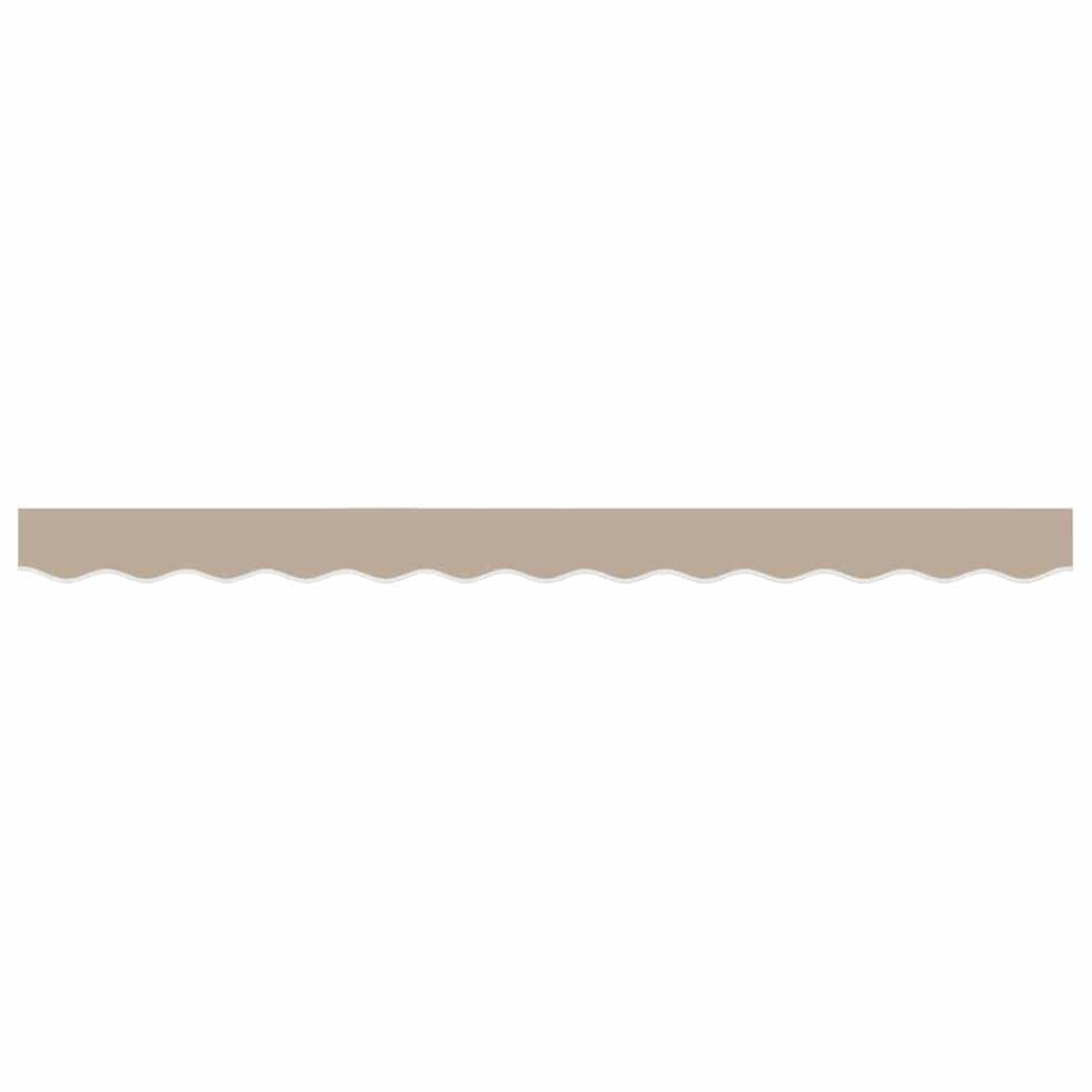 Markisenfranse Beige 2,8 x 0,2 m Segeltuch
