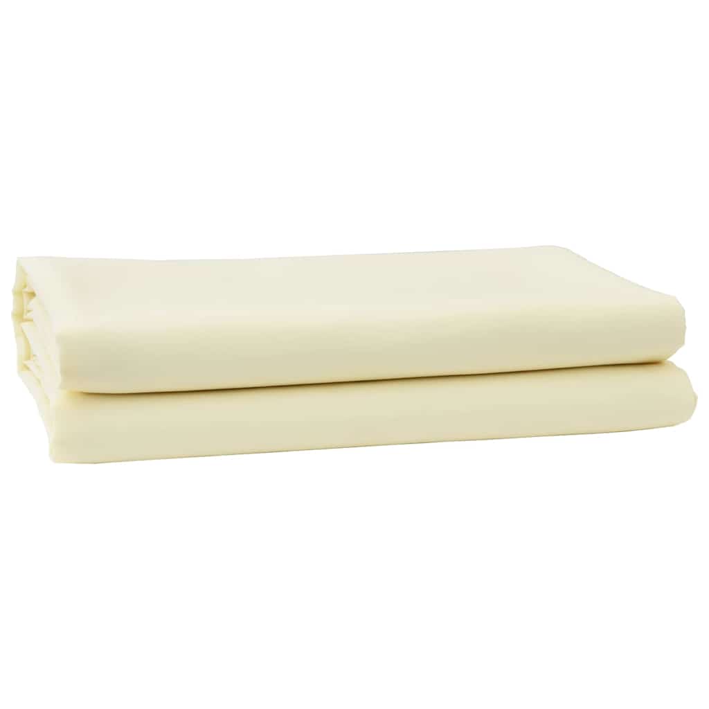 Markisenersatz Creme 1000 x 160 cm Polyesterleinwand