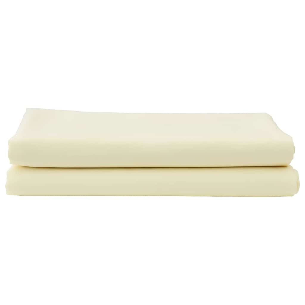 Markisenersatz Creme 1000 x 160 cm Polyesterleinwand