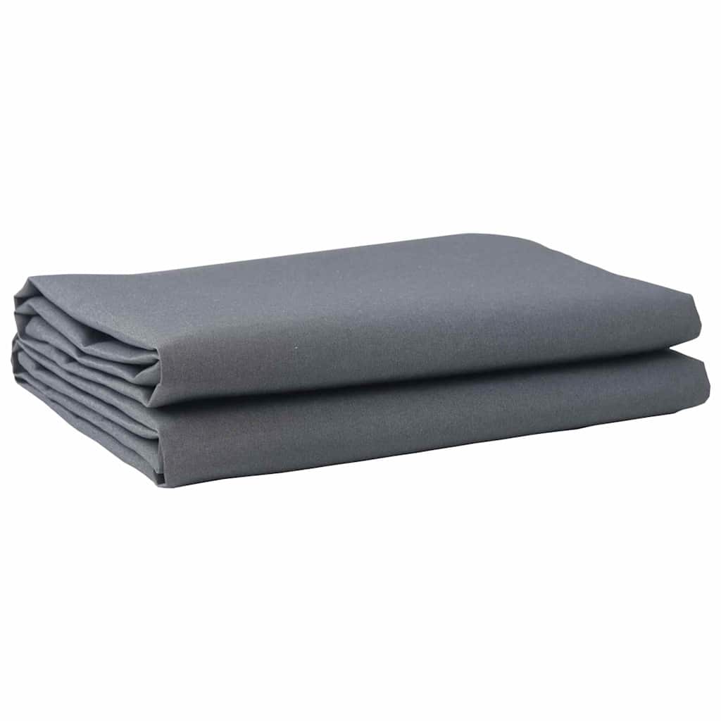 Markisenersatz Anthrazit 1000 x 160 cm Polyesterleinwand