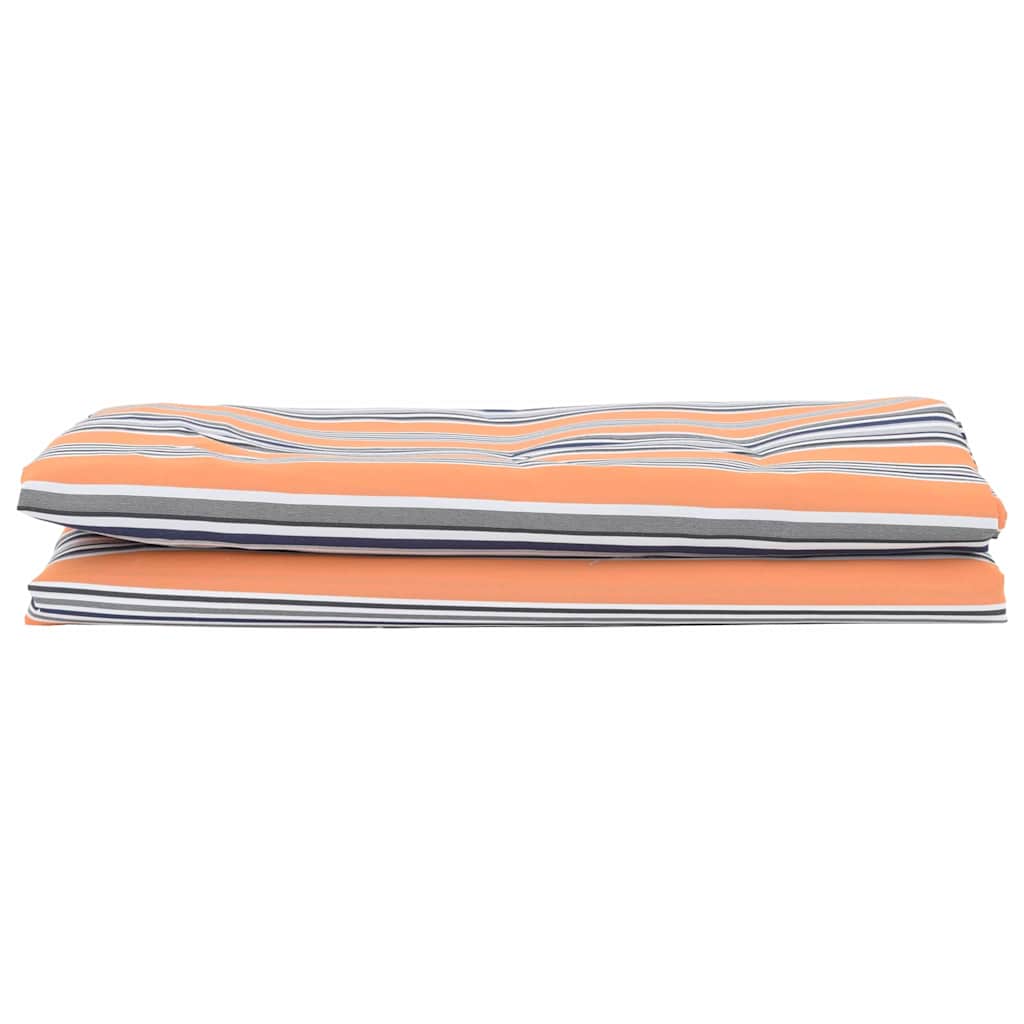 Markisenersatz Blau und Orange 1000 x 160 cm Polyesterleinwand
