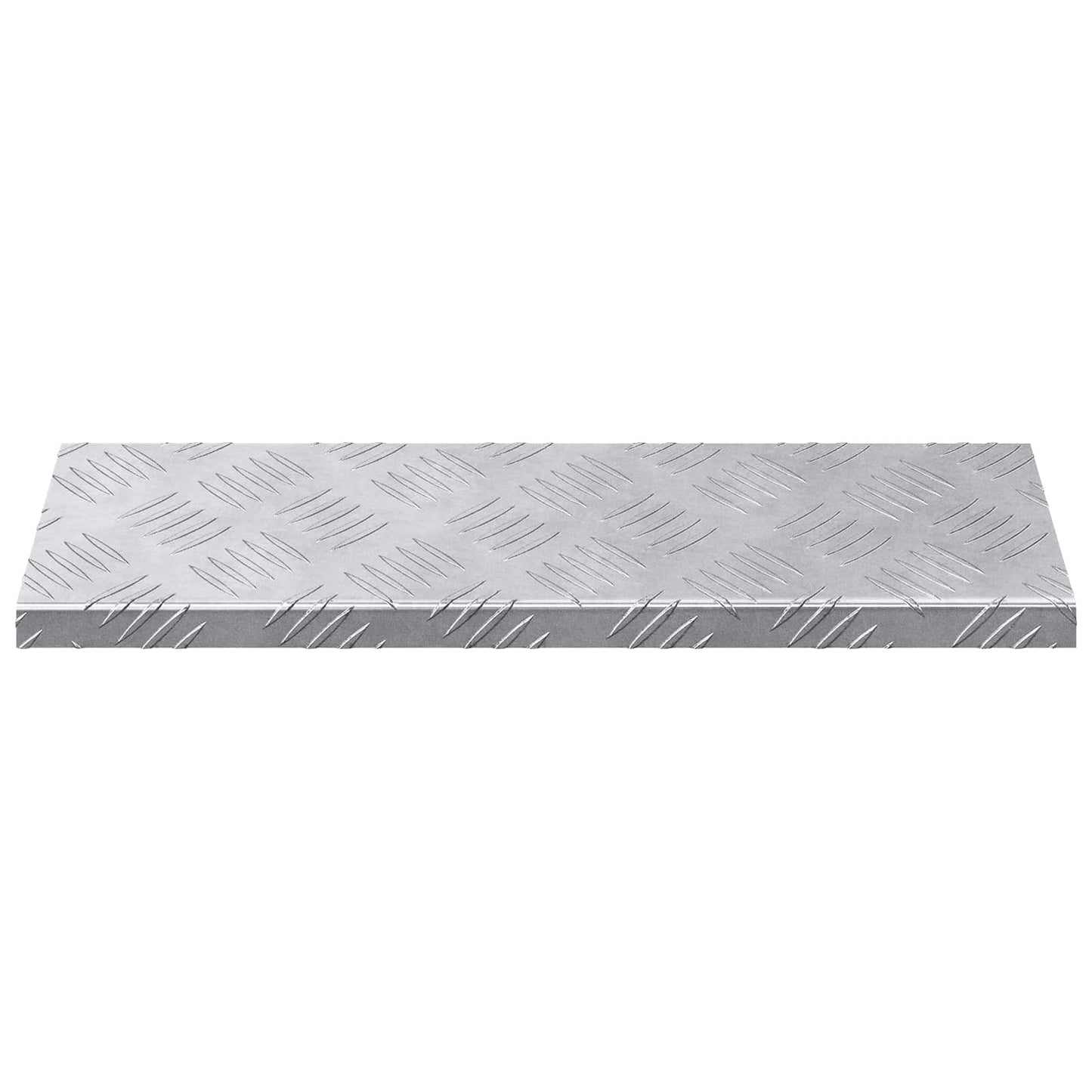 Treppe Tritt Rechtwinklig 5 pcs Silber 60 x 18 cm Aluminium
