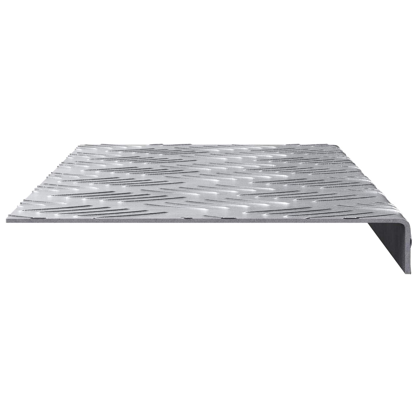 Treppe Tritt Rechtwinklig 5 pcs Silber 60 x 18 cm Aluminium