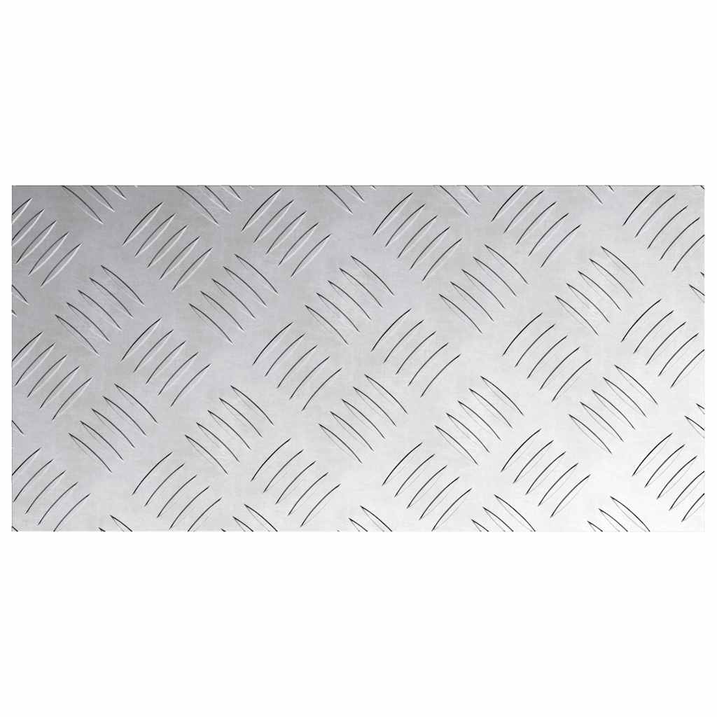 Treppe Tritt Rechtwinklig 2 pcs Silber 40 x 20 cm Aluminium