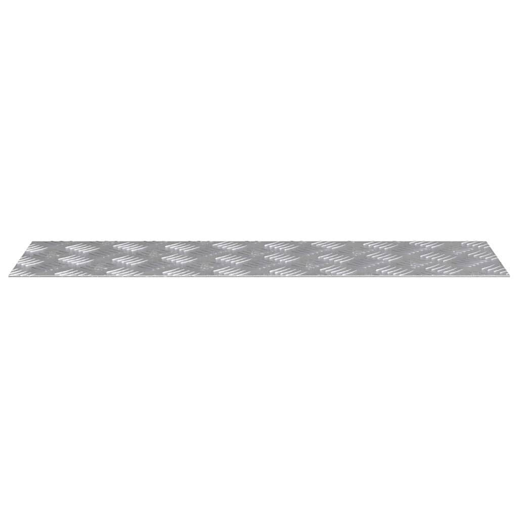 Treppe Tritt Rechtwinklig 4 pcs Silber 70 x 20 cm Aluminium